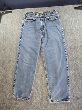 Vintage Levi’s 32x30 Relaxed Fit Light Wash Jeans Distressed Faded 90s